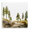 Stupell Industries Pine Tree Forest Watercolor Wall Plaque Art